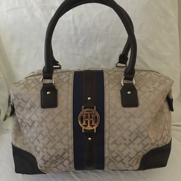 Tommy Hilfiger Beige Signature Bag - Picture 4 of 7